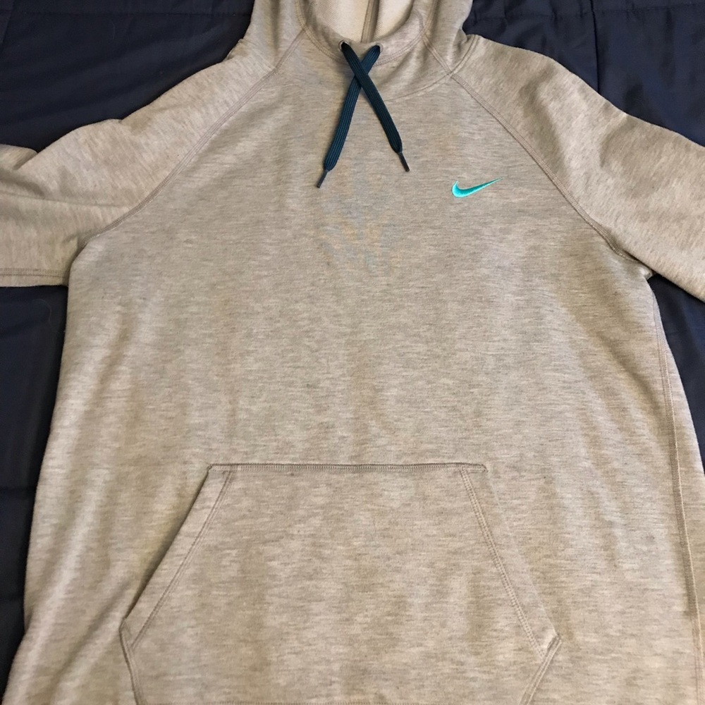 Gray Nike hoodie